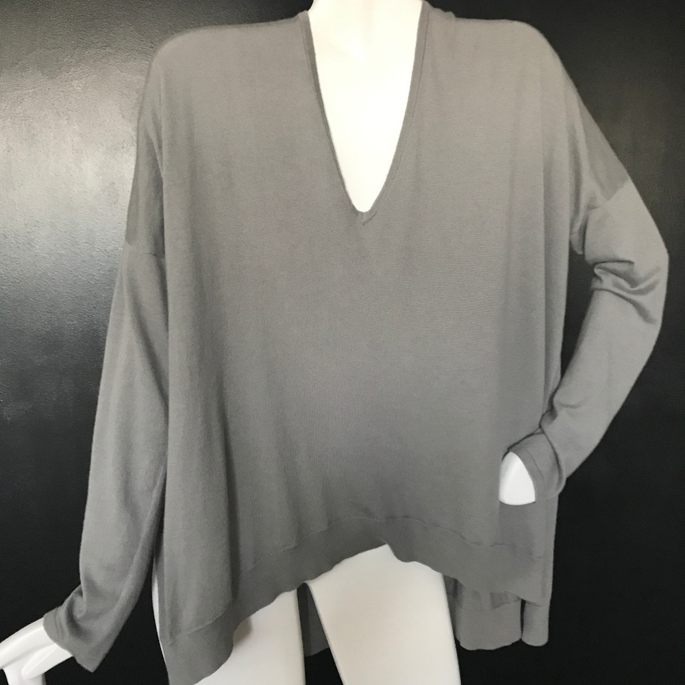 HELMUT LANG Fine-Gauge Knit Cashmere-feel Sweater